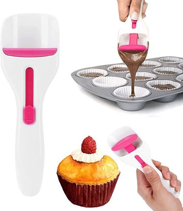 Cupcake Scoop Batter Dispenser – Pancake & Muffin Batter Dispenser for Easy Baking