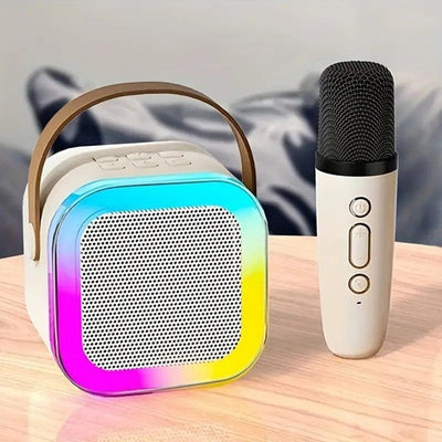 Wireless Mini Portable Bluetooth Speaker – Compact Stereo Sound with RGB Lighting