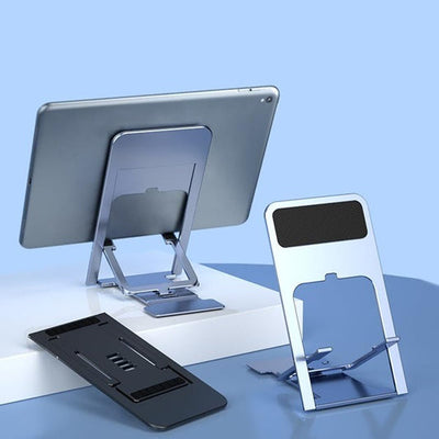 Foldable Adjustable Phone & Tablet Desktop Stand – Universal Holder for All Devices