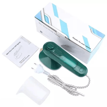 Mini Dry Iron with Spray – Compact Travel Iron for Clothes