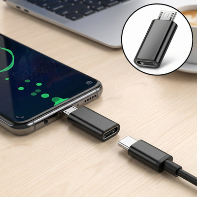 USB-C to Micro USB V8 Adapter – Type-C to Micro USB Charging Converter