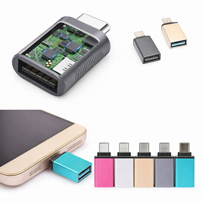 Type-C OTG Adapter for USB – USB-C to USB-A Female Connector