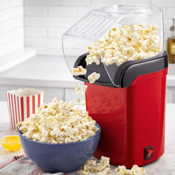 Electric Hot Air Popcorn Maker – Oil-Free Healthy Popcorn Machine for Home