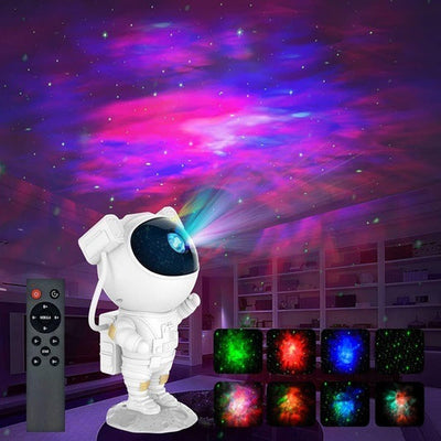 Astronaut Night Light Projector – Galaxy Star Projector Lamp for Kids Room & Bedroom