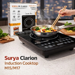 Surya Clarion Induction Cooktop – Energy-Efficient Electric Induction Stove for Home Cooking