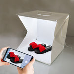 Portable 20cm LED Photo Studio Box – Mini Lightbox for Product Photography