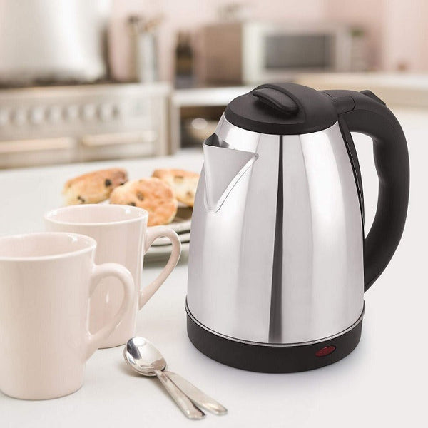 Stainless Steel Electric Kettle – Fast Boiling 1.5L Hot Water Kettle for Home & Office