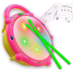 Play Magic Musical Drum Toy with Lights – Interactive Baby & Toddler Toy
