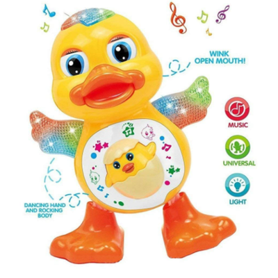 Dancing Duck Musical Toy with Lights – Interactive Baby & Toddler Toy