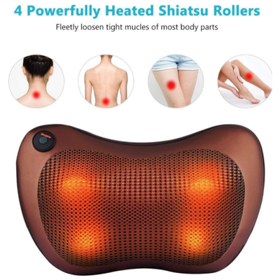 Electric Neck, Back & Shoulder Massager – Wireless Heating Massage Belt
