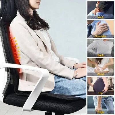 Robotic Cushion Massager – Electric Shiatsu Back & Neck Massage Pillow