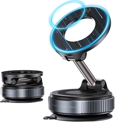 Magnetic Phones Holder, Magnetic Car Phone Mount, Hands-Free Suction Cup Phones Holder for Car/Gym/Mirror/Shower, Car Mount Compatible All Mobile