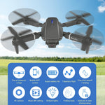 Drone with 4K Camera Foldable 1080P HD — FPV Live Video, Smart Gestures, Altitude Hold & 3D Flips