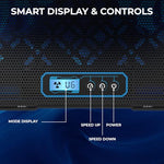 Frost Plus Laptop Cooling Pad – Dual Fan, LCD Display, Adjustable Stand (Up to 15.6