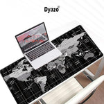 Dyazo Large World Map Desk Mat – Anti-Slip Extended Mouse Pad (800×300×3mm)